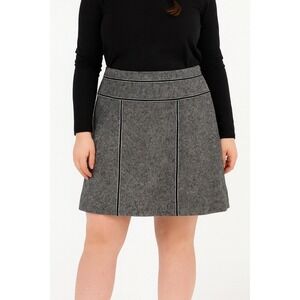 Michael Kors Womens‎ Gray A-Line Knee Length Skirt Size 10 Casual